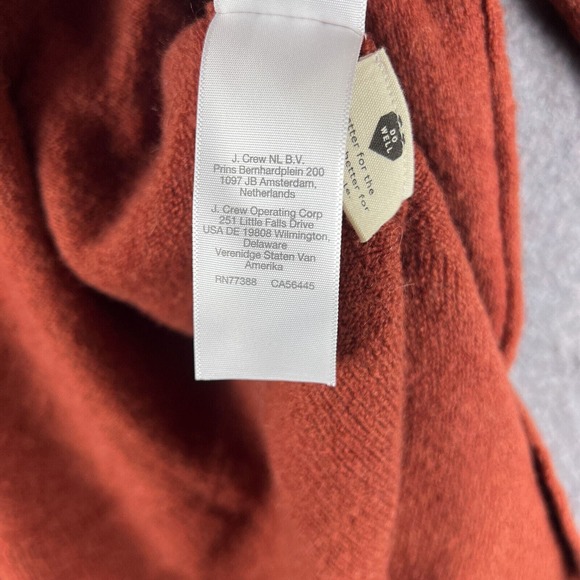 Madewell Sweater Womens Small Red Orange‎ Kent Cardigan Soft Open Wool Alpaca - Picture 8 of 14